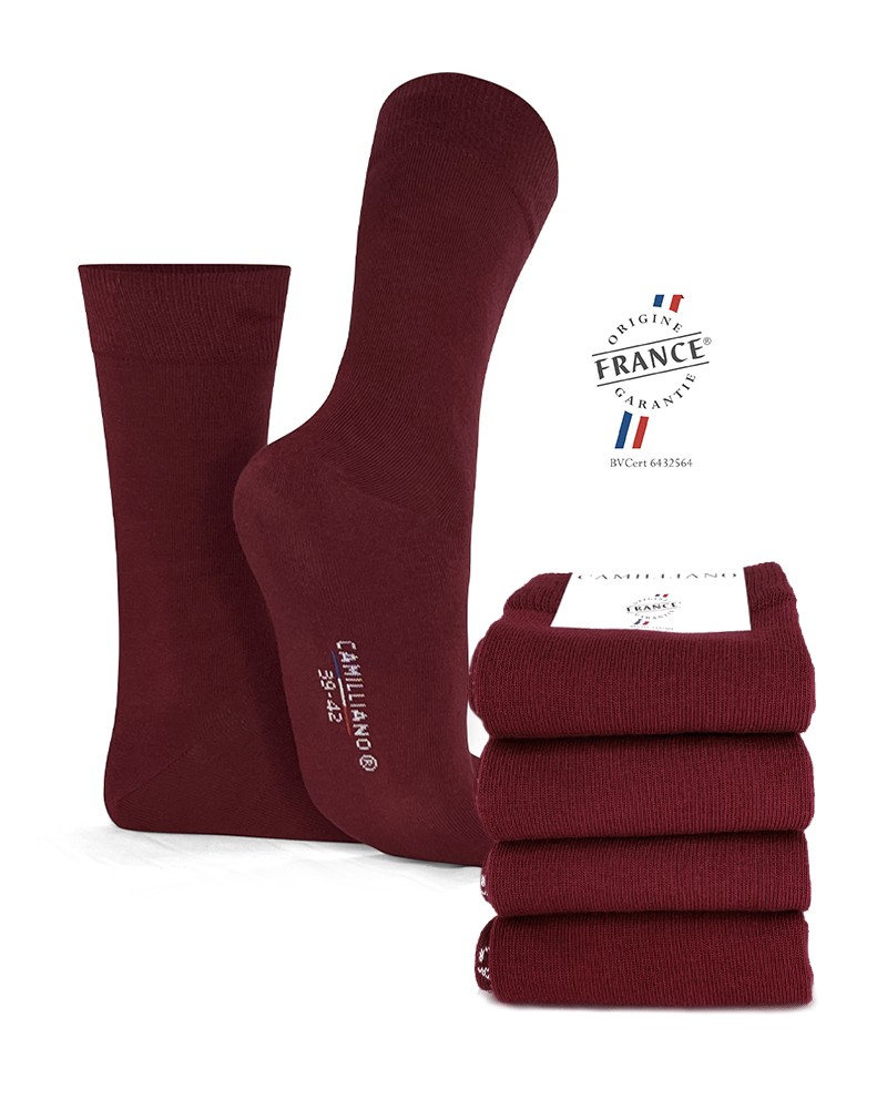 chaussettes bordeaux x 4 3942 (1) (1)