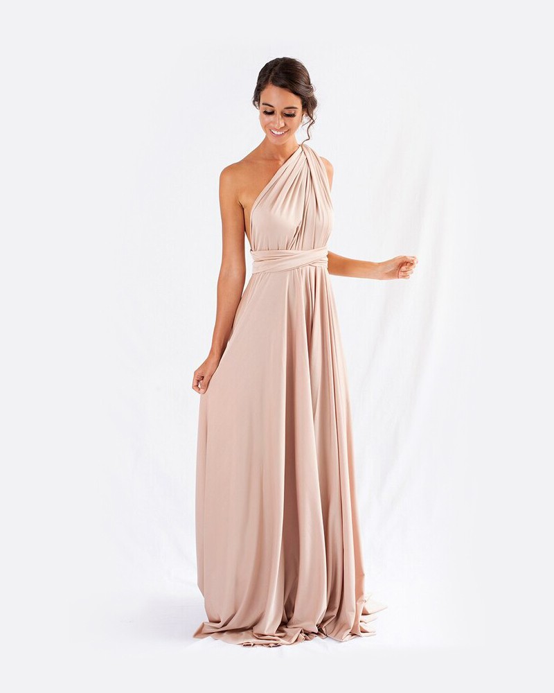 infinit dress champagne