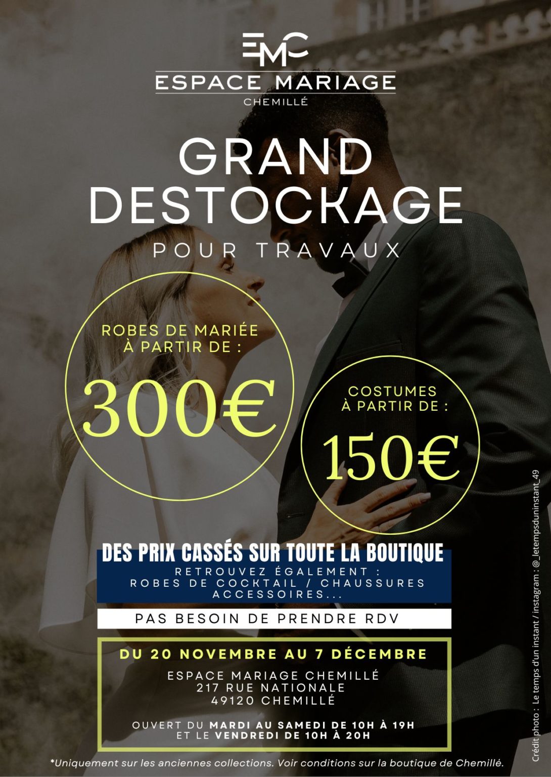 Grand destockage pour travaux